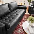 Modway Valour 81" Leather Sofa