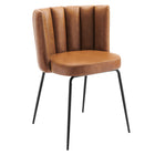 Modway Virtue Vegan Leather Dining Chair Set of 2