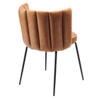Modway Virtue Vegan Leather Dining Chair Set of 2