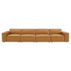 Modway Restore 4-Piece Vegan Leather Sofa