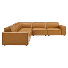 Modway Restore 5-Piece Vegan Leather Sectional Sofa EEI-4712