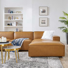 Modway Restore 7-Piece Vegan Leather Sectional Sofa