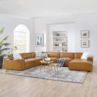 Modway Restore 7-Piece Vegan Leather Sectional Sofa