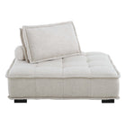 Modway Saunter Tufted Fabric Armless Chair