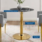 Modway Verne 28" Artificial Marble Dining Table