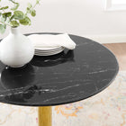 Modway Verne 28" Artificial Marble Dining Table
