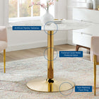 Modway Verne 40" Artificial Marble Dining Table