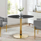 Modway Verne 40" Artificial Marble Dining Table