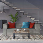 Modway Mingle 2-Piece Vegan Leather Sectional Sofa Loveseat