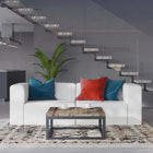 Modway Mingle 2-Piece Vegan Leather Sectional Sofa Loveseat