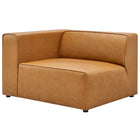 Modway Mingle 3-Piece Vegan Leather Sectional Sofa