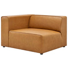 Modway Mingle Vegan Leather Sofa and Ottoman Set