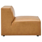 Modway Mingle Vegan Leather Sofa and Ottoman Set