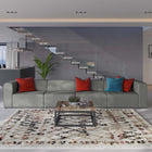 Modway Mingle 4-Piece Vegan Leather Sectional Sofa