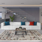 Modway Mingle 4-Piece Vegan Leather Sectional Sofa