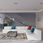 Modway Mingle 7-Piece Vegan Leather Sectional Sofa EEI-4797