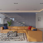 Modway Mingle 7-Piece Vegan Leather Sectional Sofa EEI-4798