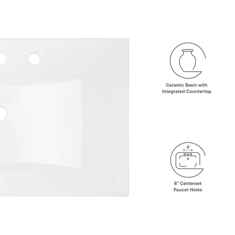Modway Cayman 30" Bathroom Sink  