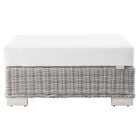 Modway Conway Outdoor Patio Wicker Rattan Ottoman