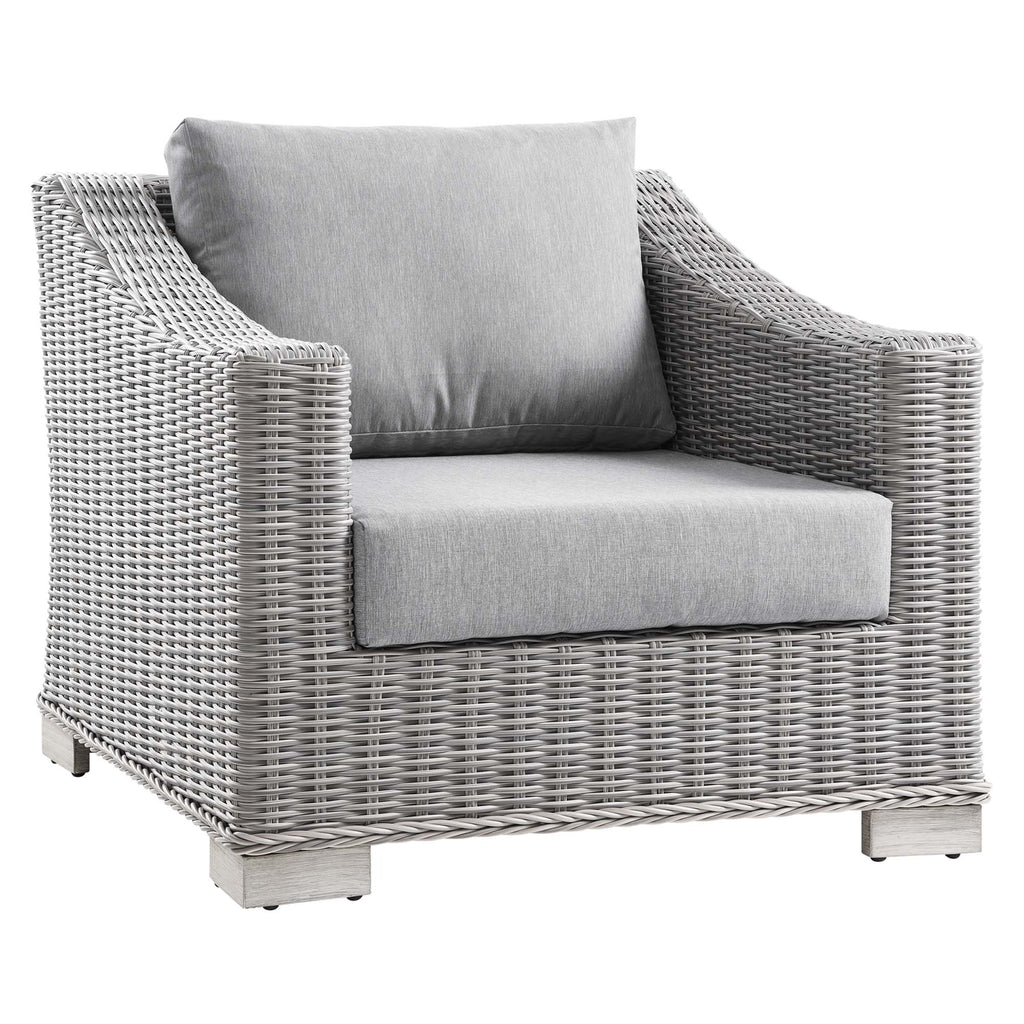 Modway Conway Outdoor Patio Wicker Rattan Armchair  