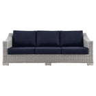 Modway Conway Outdoor Patio Wicker Rattan Sofa