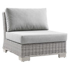 Modway Conway Outdoor Patio Wicker Rattan Armless Chair  