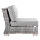 Modway Conway Outdoor Patio Wicker Rattan Armless Chair