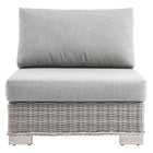 Modway Conway Outdoor Patio Wicker Rattan Armless Chair