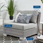 Modway Conway Outdoor Patio Wicker Rattan Armless Chair