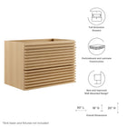 Modway Render 30" Wall-Mount Bathroom Vanity Cabinet (Sink Basin Not Included)