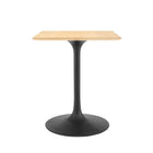 Modway Lippa 24" Square Wood Dining Table  