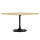 Modway Lippa 60" Round Wood Dining Table  