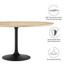 Modway Lippa 60" Round Wood Dining Table