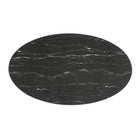 Modway Lippa 54" Oval Faux Marble Dining Table