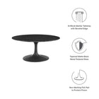 Modway Lippa 36" Round Faux Marble Coffee Table