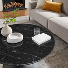 Modway Lippa 36" Round Faux Marble Coffee Table