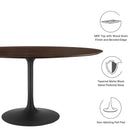 Modway Lippa 60" Oval Wood Dining Table
