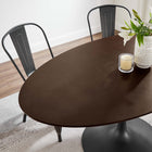 Modway Lippa 60" Oval Wood Dining Table