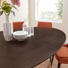 Modway Lippa 78" Oval Wood Dining Table