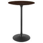 Modway Lippa 28" Round Wood Bar Table  