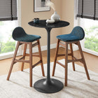 Modway Lippa 28" Round Faux Marble Bar Table
