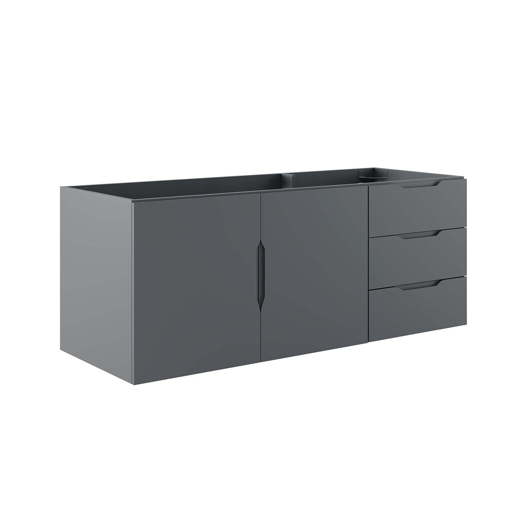 Modway Vitality 48" Double or Single Sink Compatible (Not Included) Bathroom Vanity Cabinet  