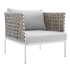 Modway Harmony Sunbrella® Basket Weave Outdoor Patio Aluminum Armchair  