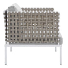 Modway Harmony Sunbrella® Basket Weave Outdoor Patio Aluminum Armchair