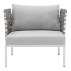 Modway Harmony Sunbrella® Basket Weave Outdoor Patio Aluminum Armchair
