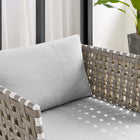 Modway Harmony Sunbrella® Basket Weave Outdoor Patio Aluminum Armchair