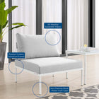Modway Harmony Sunbrella® Outdoor Patio Aluminum Armless Chair