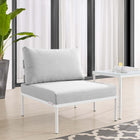 Modway Harmony Sunbrella® Outdoor Patio Aluminum Armless Chair