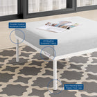 Modway Harmony Sunbrella® Outdoor Patio Aluminum Ottoman