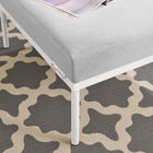 Modway Harmony Sunbrella® Outdoor Patio Aluminum Ottoman